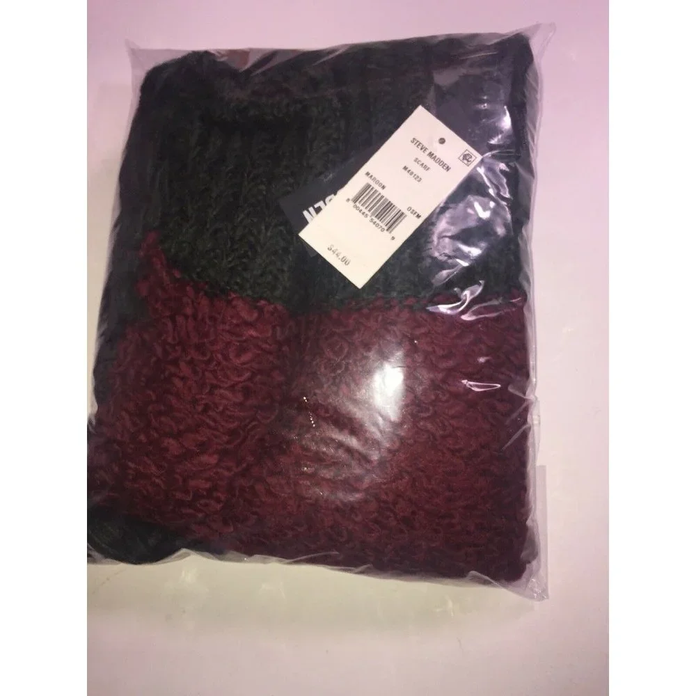 Steve Madden Block Party Scarf, Retail $44.00
